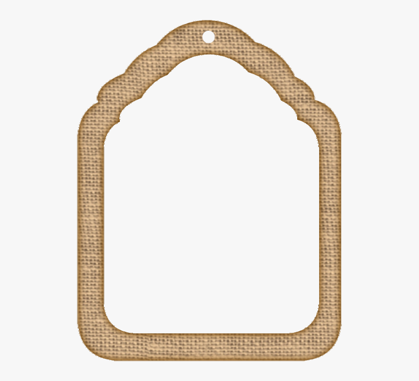 Burlap Tag Frame 3 D Glenda%27s World , Png Download - Arch, Transparent Png