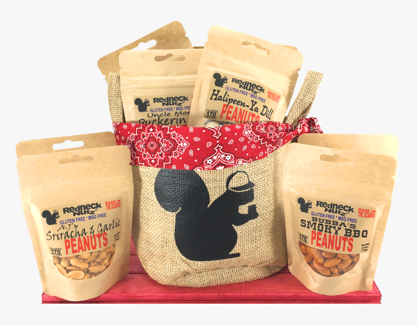 Burlap Bucket Of Nuts, HD Png Download