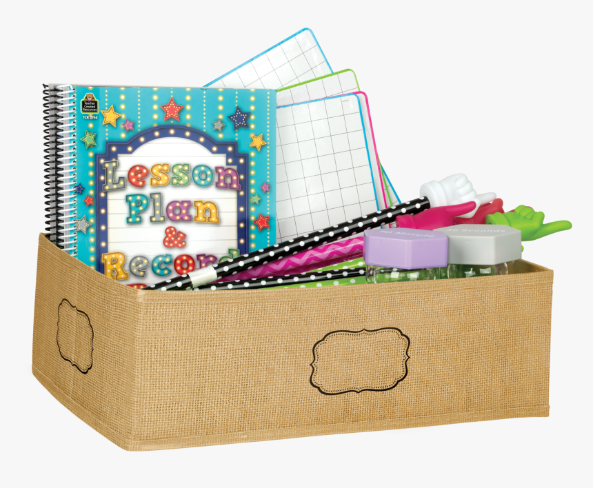 Burlap Storage Bin - Hessian Fabric, HD Png Download