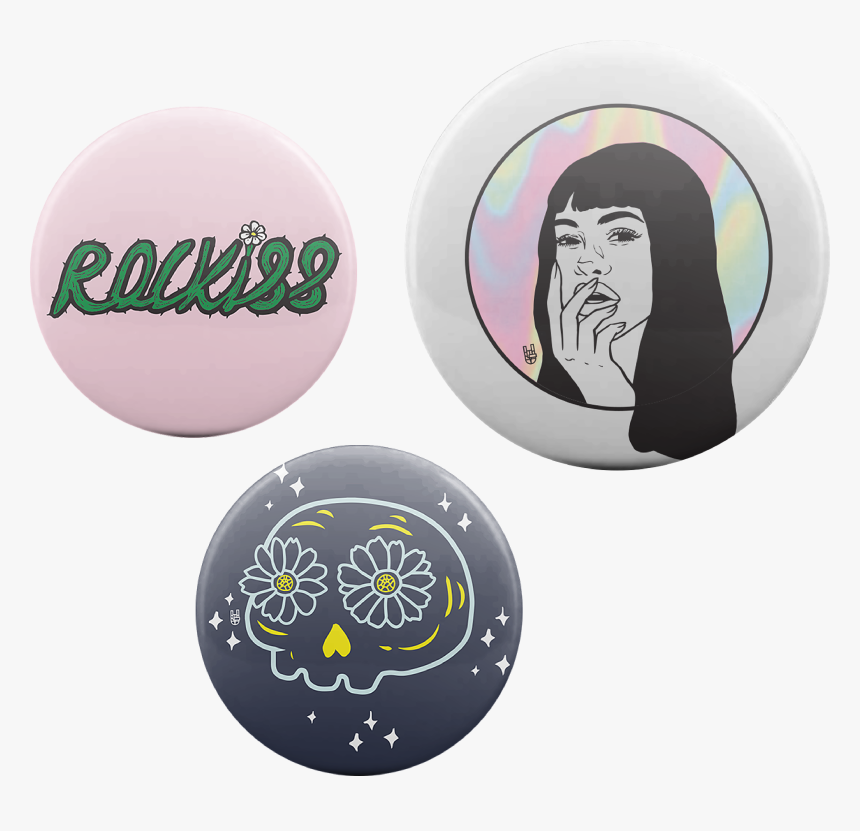 Rockiss Button Pins - Circle, HD Png Download
