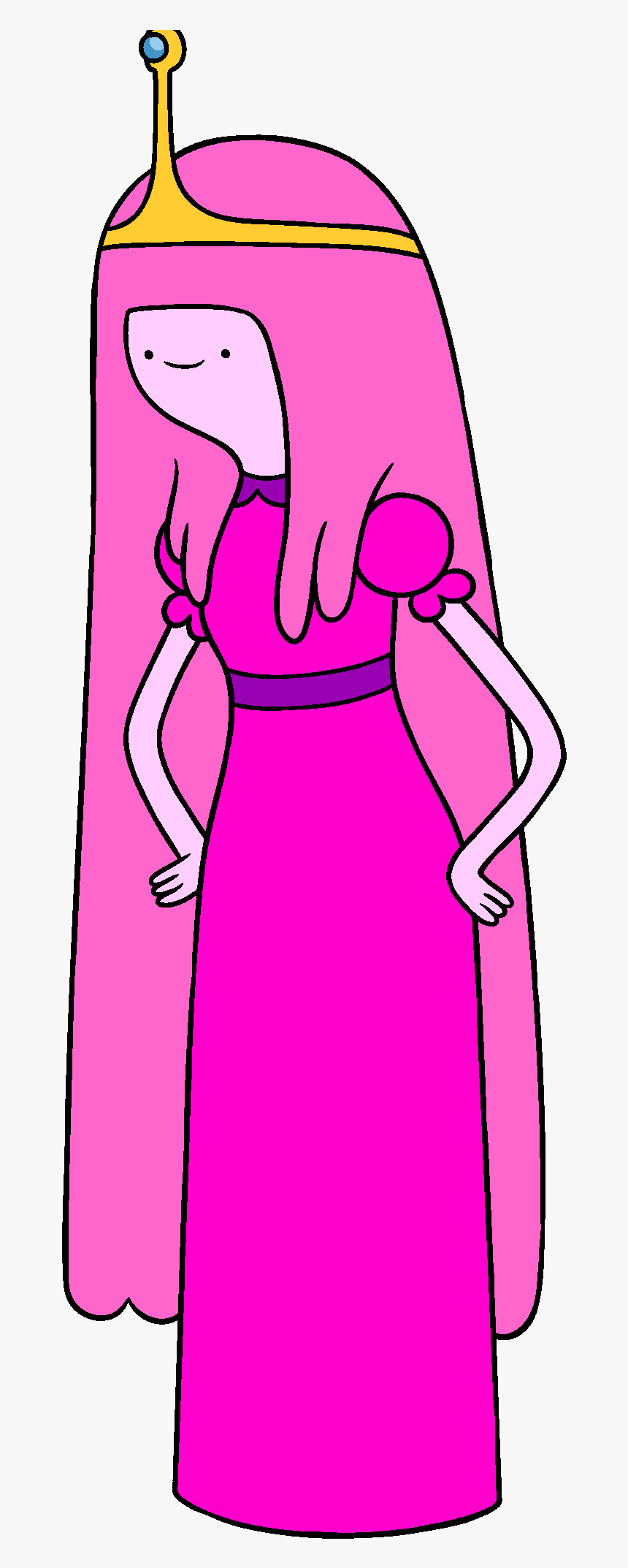 Bubblegumrenderbigger - Adventure Time Prinzessin Bubblegum, HD Png Download