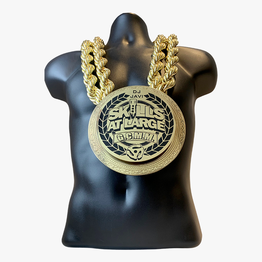 Dj Javi Skills At Large Championship Chain Award - Badge, HD Png Download