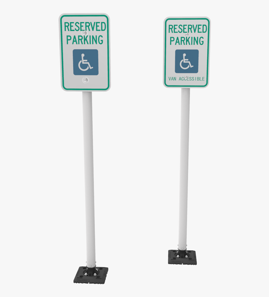Handicapped Parking Sign - Traffic Sign, HD Png Download