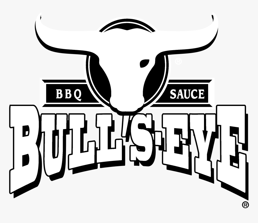 Bull S Eye 01 Logo Black And White, HD Png Download