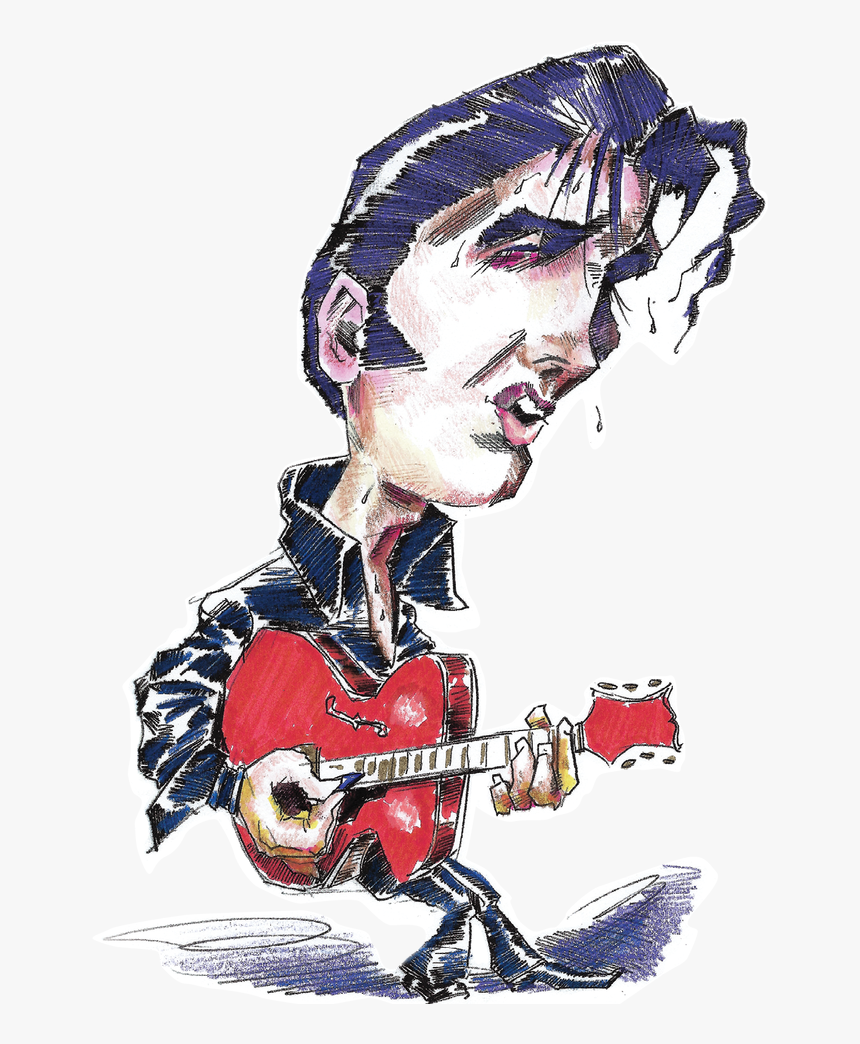Colorful Elvis 4 - Illustration, HD Png Download