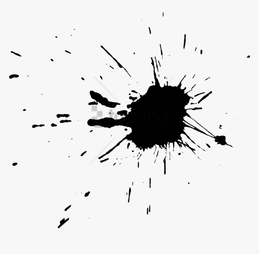 Free Png Download Ink Splash Png Png Images Background - Ink Splatter Transparent Background, Png Download