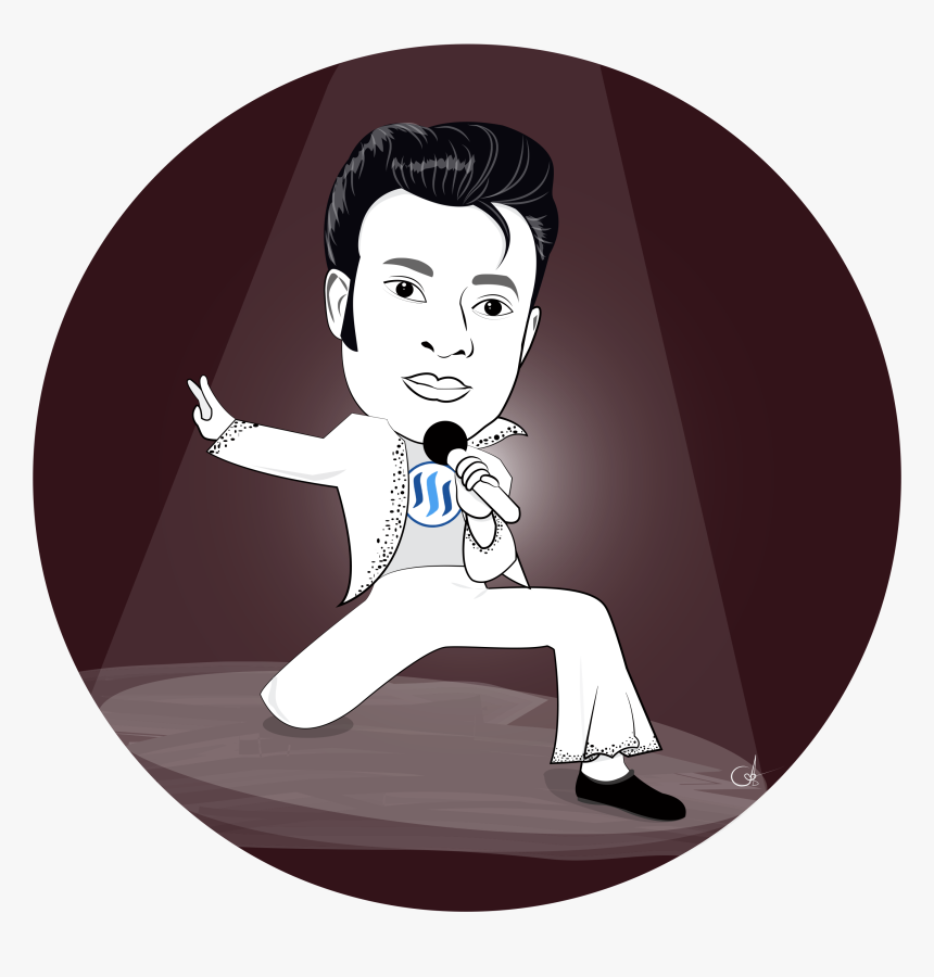Mbj Elvis - Cartoon, HD Png Download