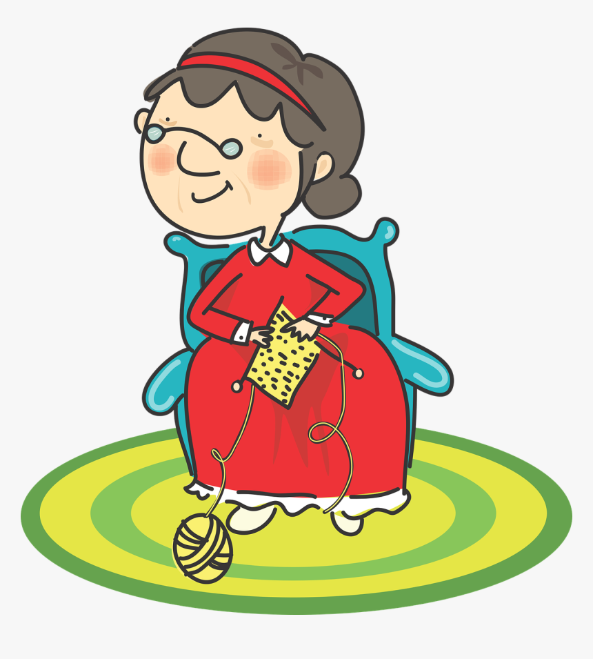 Man Grandmother Knitting Grandmothers Free Photo - Remédios Caseiros Da Vovó, HD Png Download