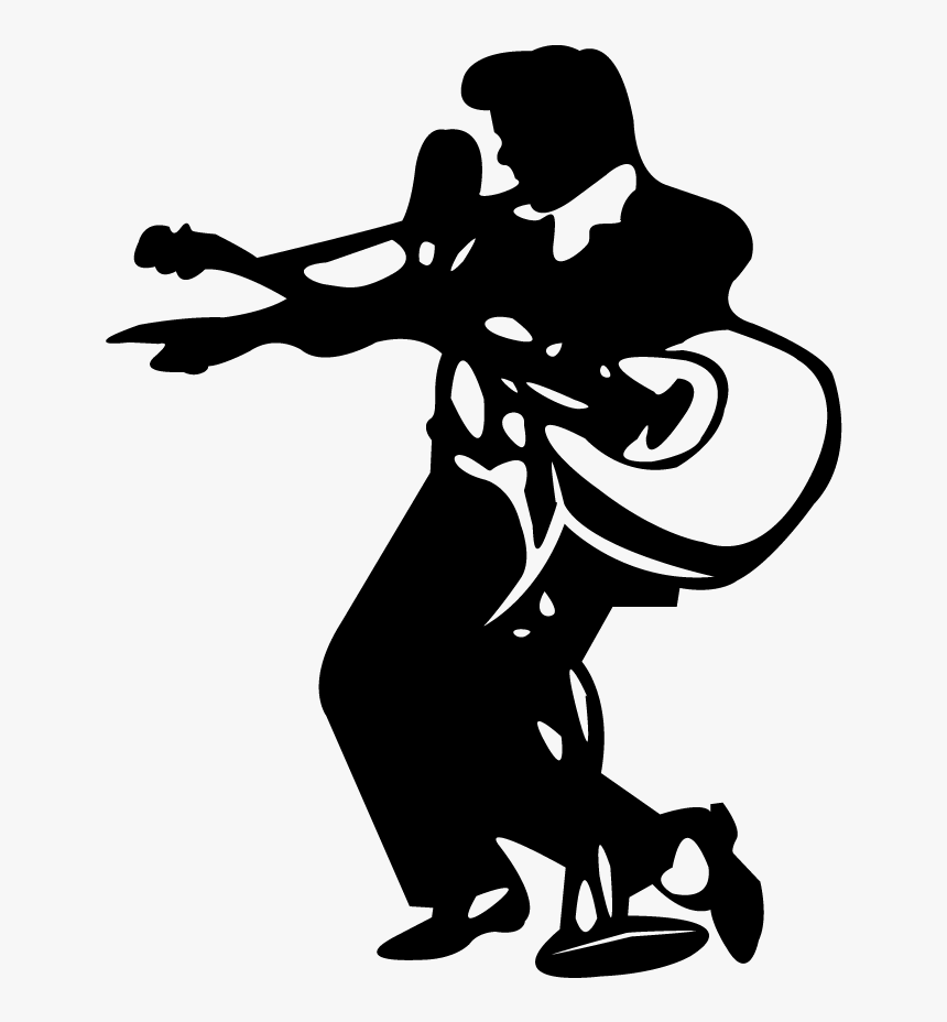Elvis - Elvis Presley Silhouette Png, Transparent Png