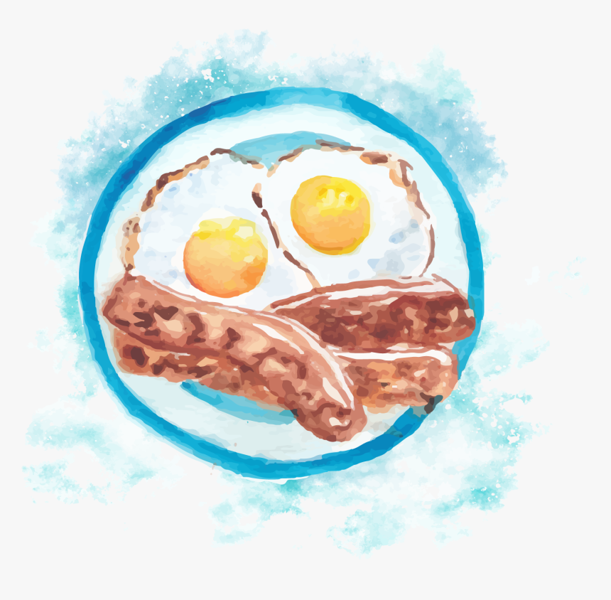 Fried Egg Breakfast And - Fried Egg, HD Png Download