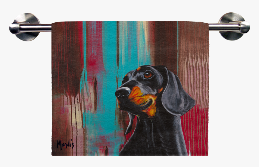 Dachshund Hand Towel - Towel, HD Png Download