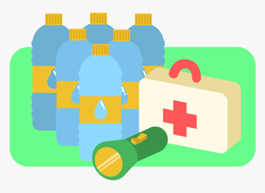 Hurricane Safety Supplies 
 Class Img Responsive True - Cross, HD Png Download