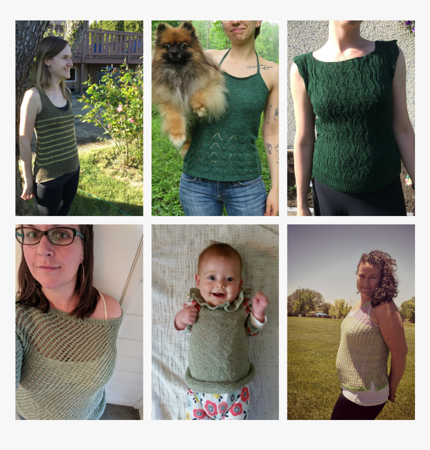 Green Collage - Girl, HD Png Download