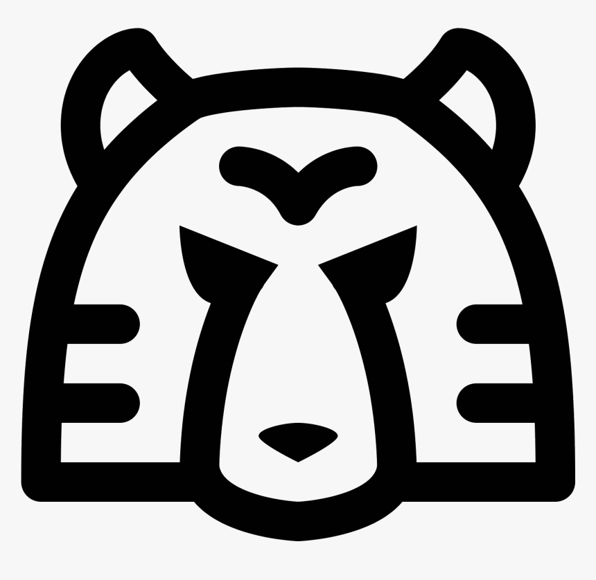 Transparent Tiger Head Png, Png Download