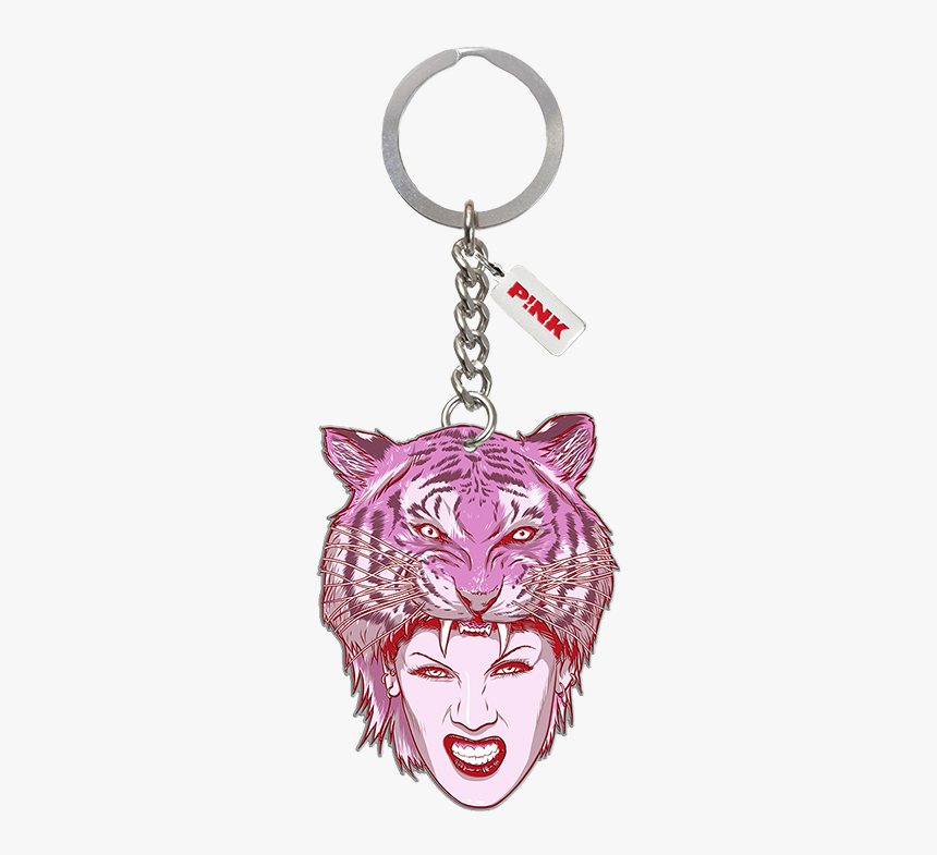 Tiger Head Keychain - Keychain, HD Png Download