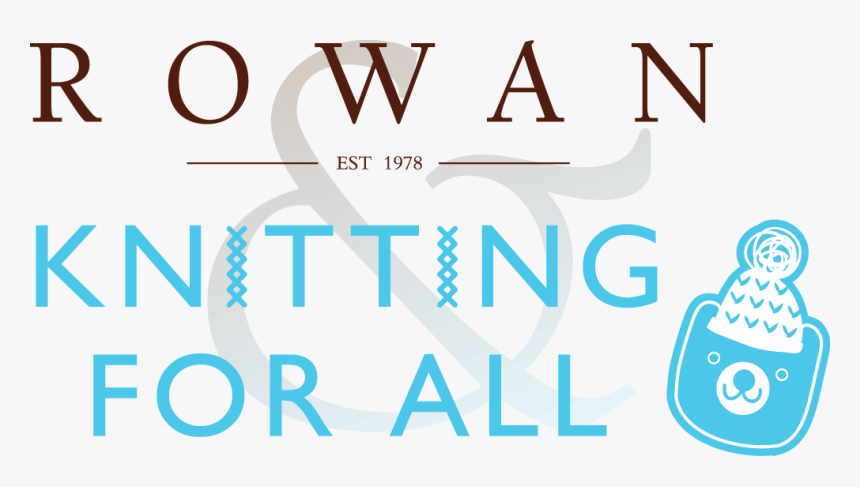 Knitting For All And Rowan Logo - Rowan, HD Png Download