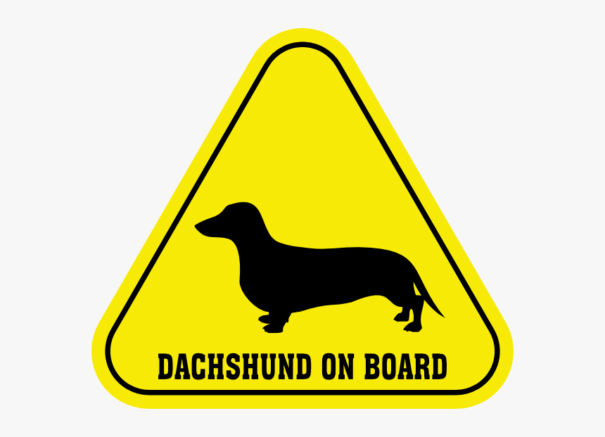 Weiner Dog Stencil, HD Png Download