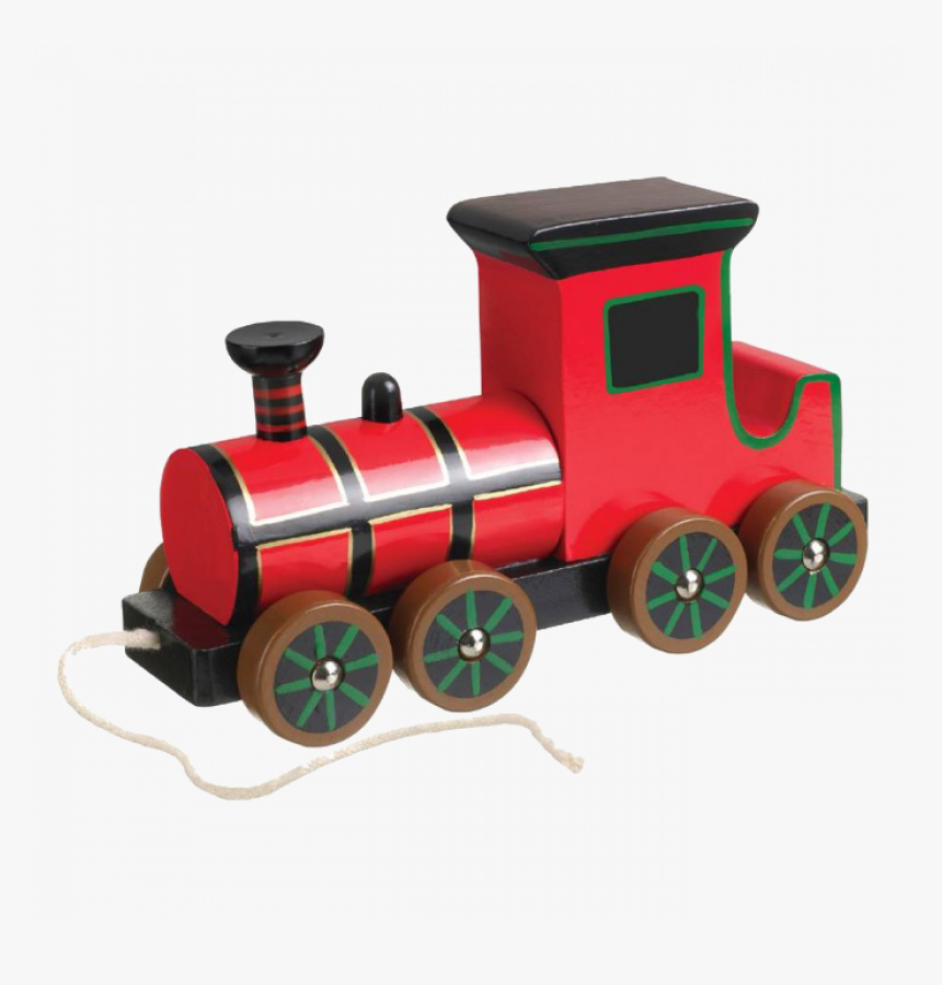 Retro Steam Train Pull Along Toy 12 - Steam Train Pull Along, HD Png Download