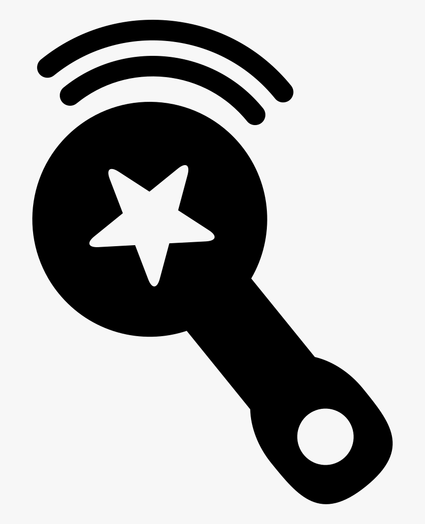 Baby Rattle Sound With A Star Design - Rattle Sound, HD Png Download