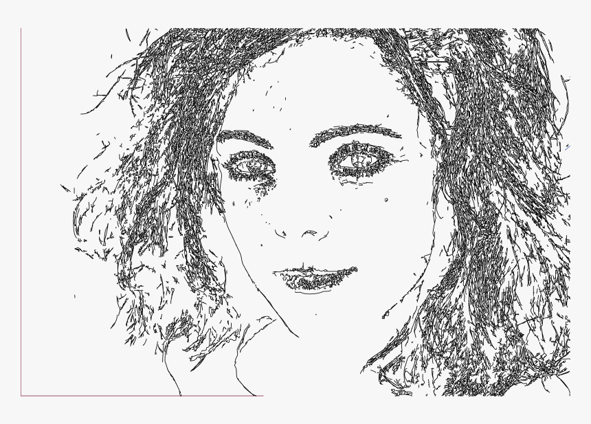 Beautiful Woman Art 2 Clip Arts - Sketch, HD Png Download