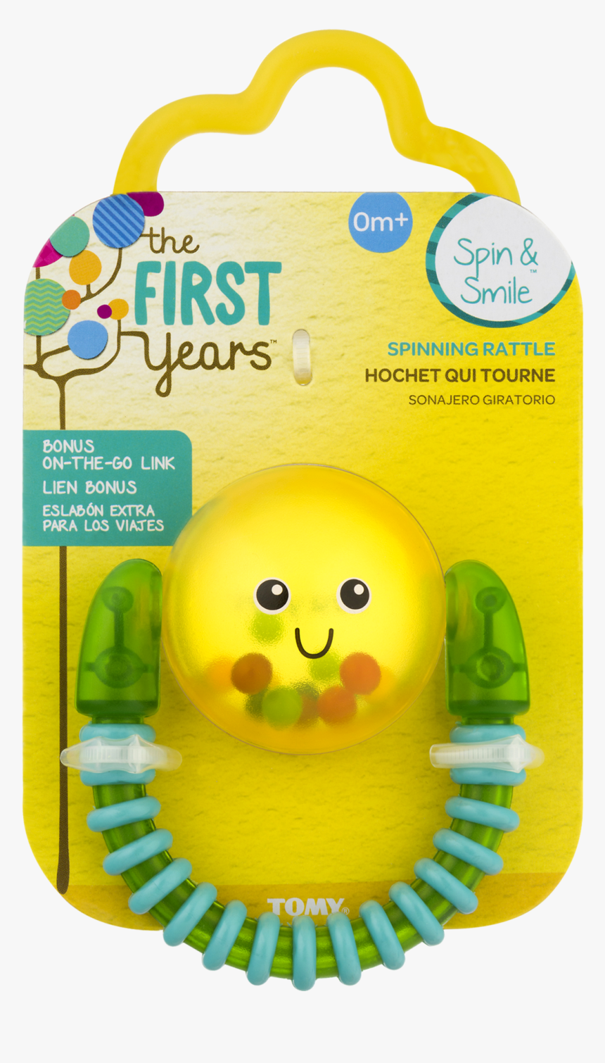 Transparent Baby Rattle Png - Smiley, Png Download