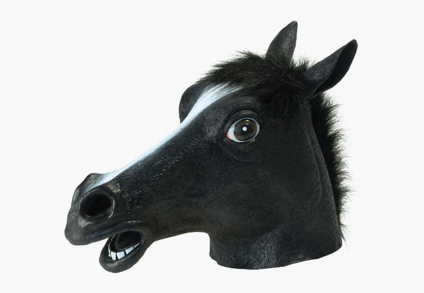 Black Horse Mask Png, Transparent Png