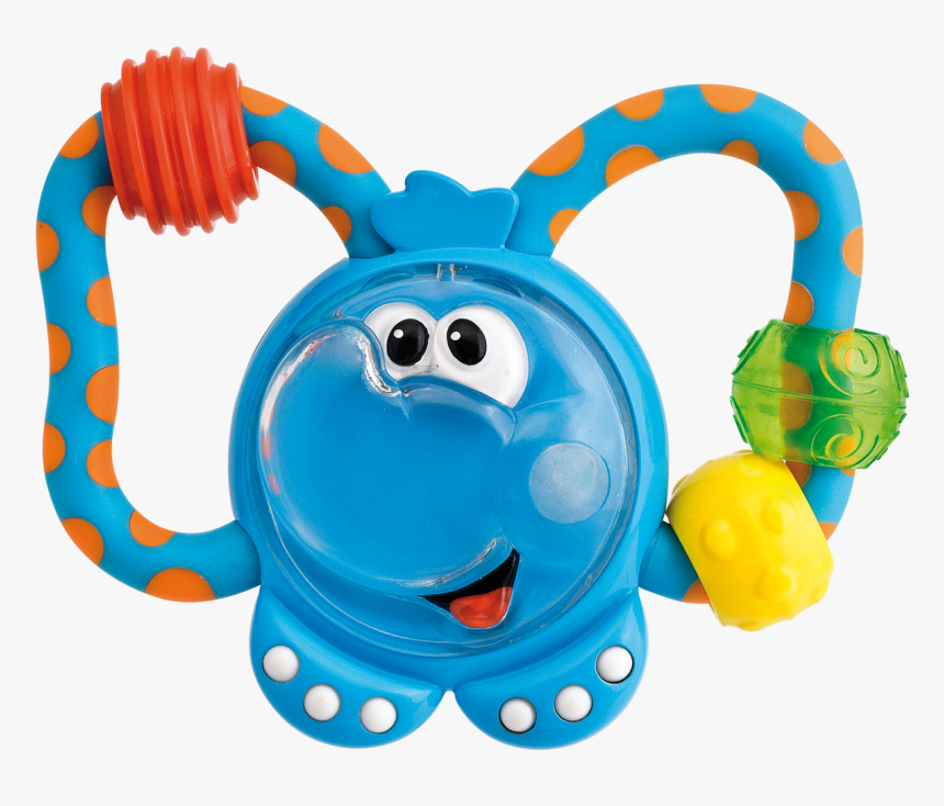 Baby Senses Teething Rattle Elephant - Chicco Fun Teething Rattle Elephant, HD Png Download
