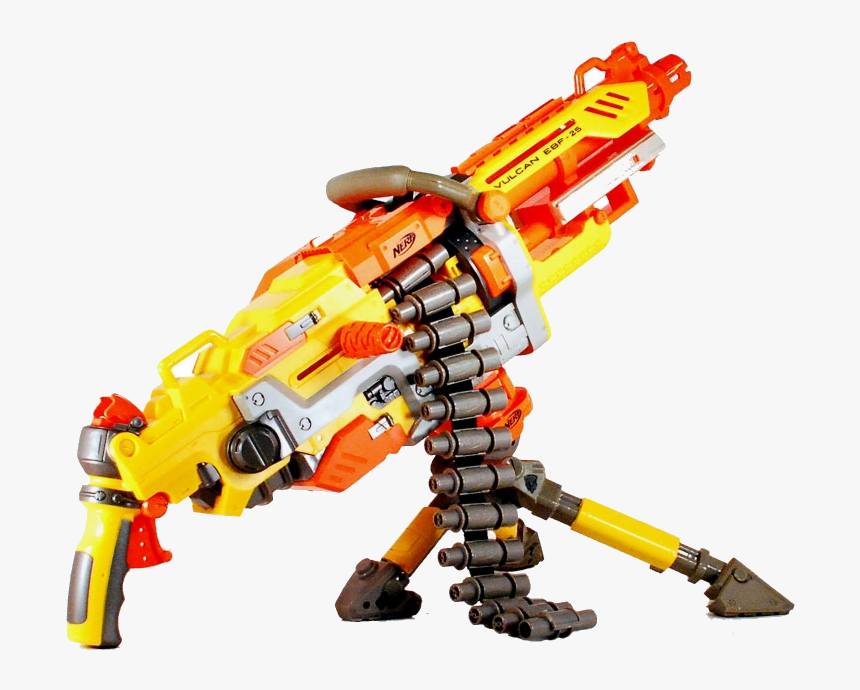 Nerf Gun Guns Clipart Vulcan Ebf Free Transparent Png - Vulcan Ebf 25, Png Download