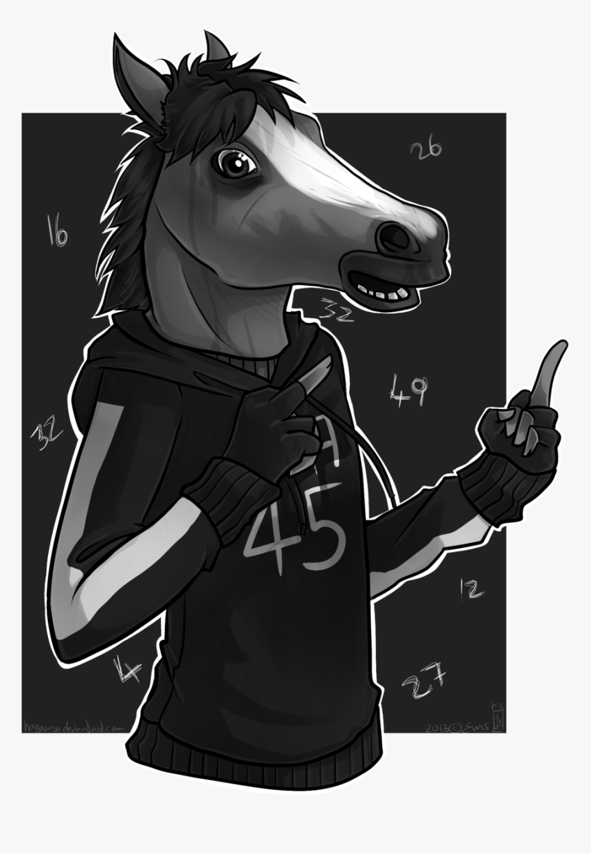 Cry Of Fear, Horse Mask, Crying, Fingers, - Cry Of Fear Art, HD Png Download
