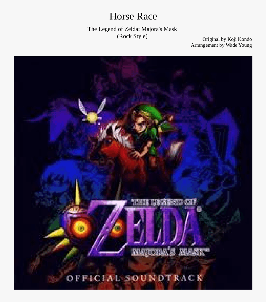 Zelda Majoras Mask Soundtrack Cd, HD Png Download