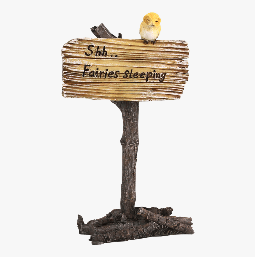 Fairies Sleeping Fairy Garden Sign - Sign, HD Png Download