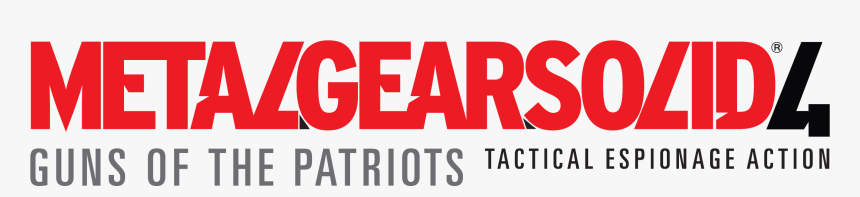 Metal Gear Solid 4 Logo, HD Png Download