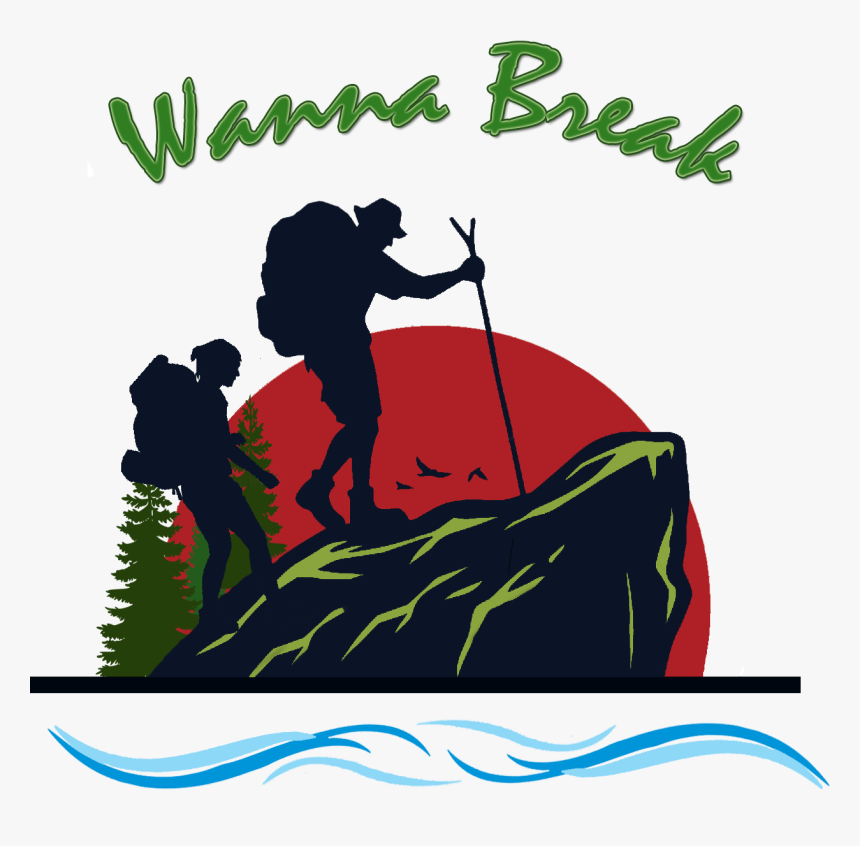 Transparent Girl Hiking Clipart - Illustration, HD Png Download