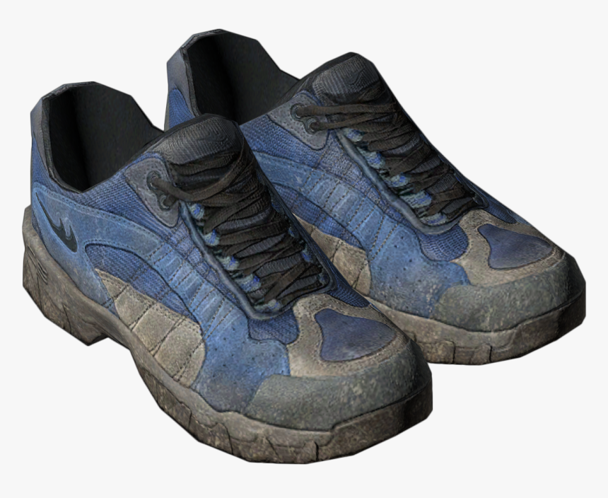 Low Hiking Boots - Blue Gray Hiking Shoes, HD Png Download