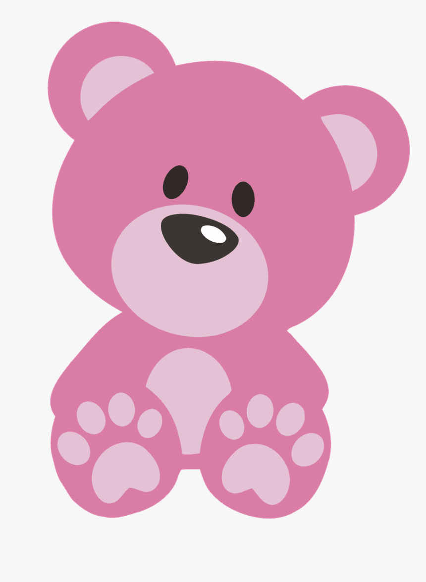 Teddy Bear Clipart Pink Pin - Blue Teddy Bear Png, Transparent Png