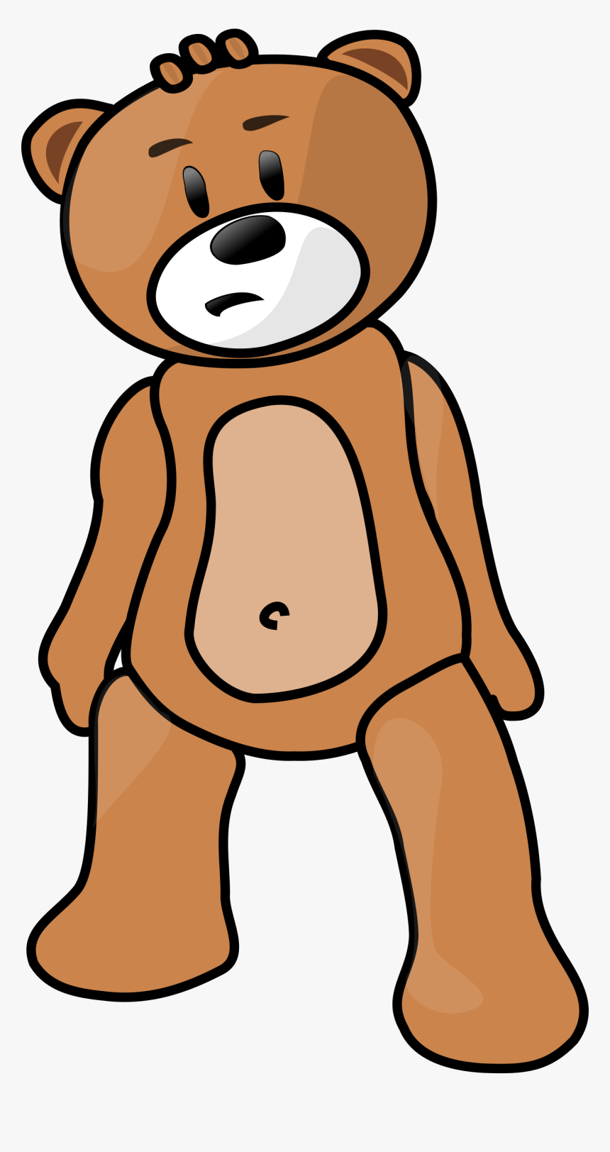 Bear Clipart Png File Tag List, Bear Clip Arts Svg - Bear Cartoon Standing Up, Transparent Png