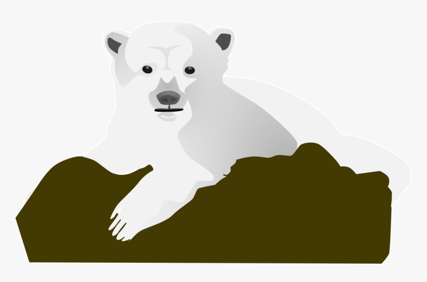 Polar Bear Clipart - Polar Bear Vector Png, Transparent Png