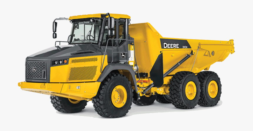 310e Adt On White Background - John Deere Construction Machines, HD Png Download