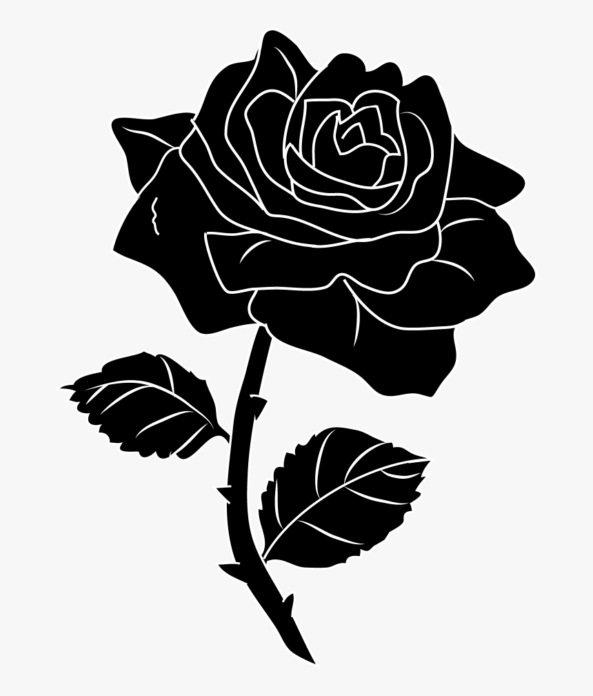 Black Rose Clip Art, HD Png Download