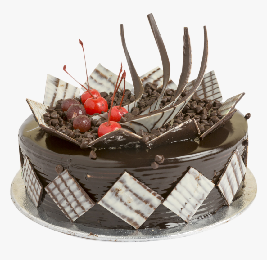 Chocolate Chips Cake - Chocolate Cake, HD Png Download
