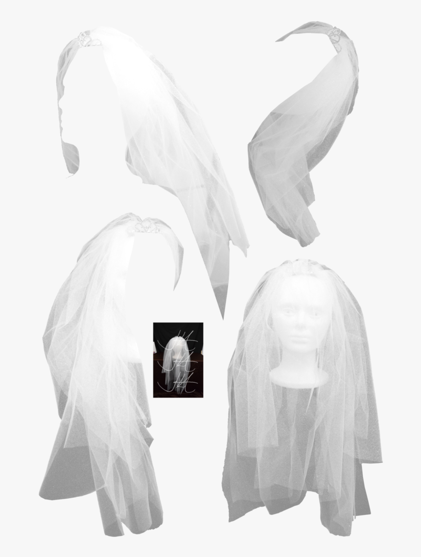 Wedding Veil Png - Halloween Costume, Transparent Png
