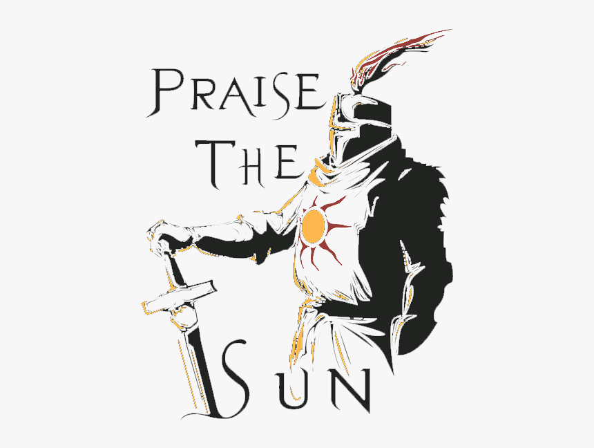 "Praise The Sun" Keychain | Souls Game Inspired Bronze Keychain, Medium Size
