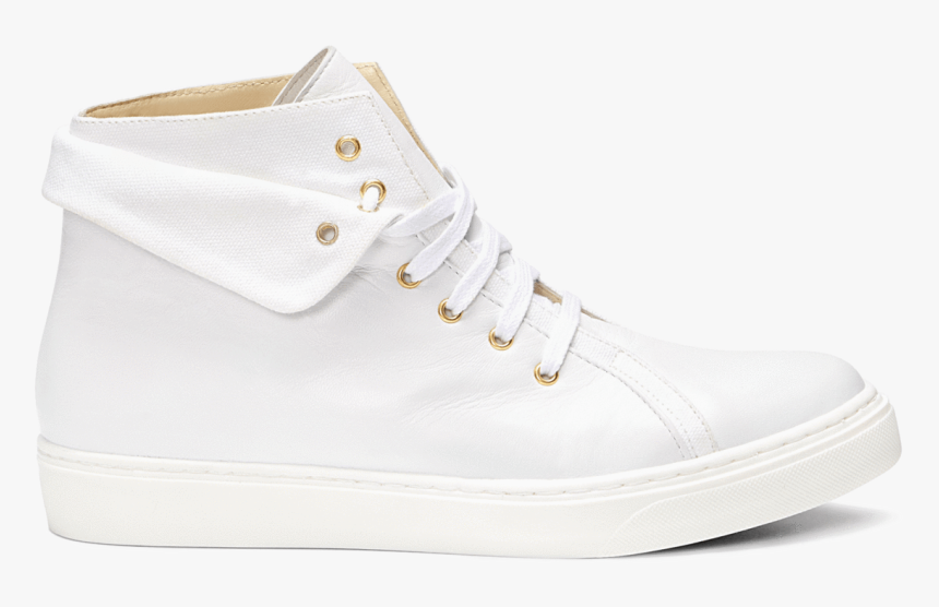 White Nappa Canvas - Skate Shoe, HD Png Download