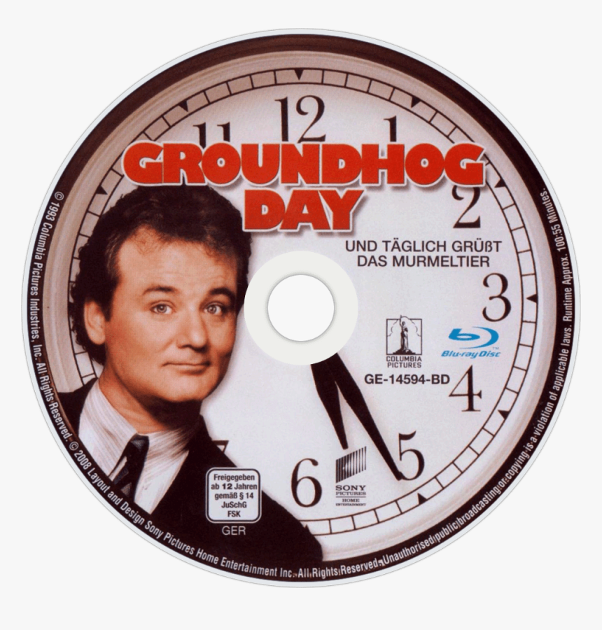Groundhog Png Blu Ray Disc, Hd Png Download - Groundhog Day Dvd Disc, Transparent Png