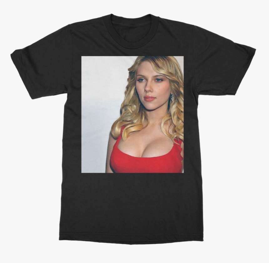 Scarlett Johansson ﻿classic Adult T-shirt 
 Class - Scarlett Johansson T Shirt, HD Png Download
