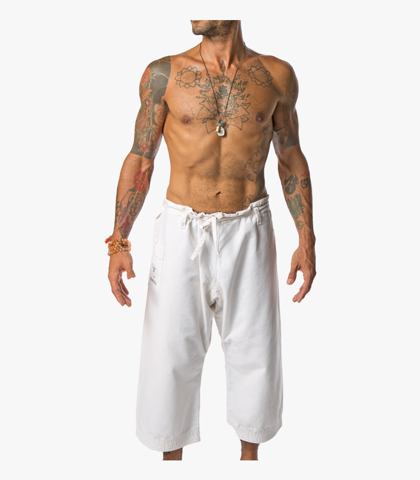 Fat Guy In Yoga Pants Png - Barechested, Transparent Png