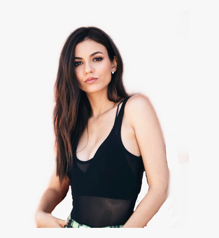 #victoria #justice #victoriajustice #nickelodeon #black - Victoria Justice, HD Png Download