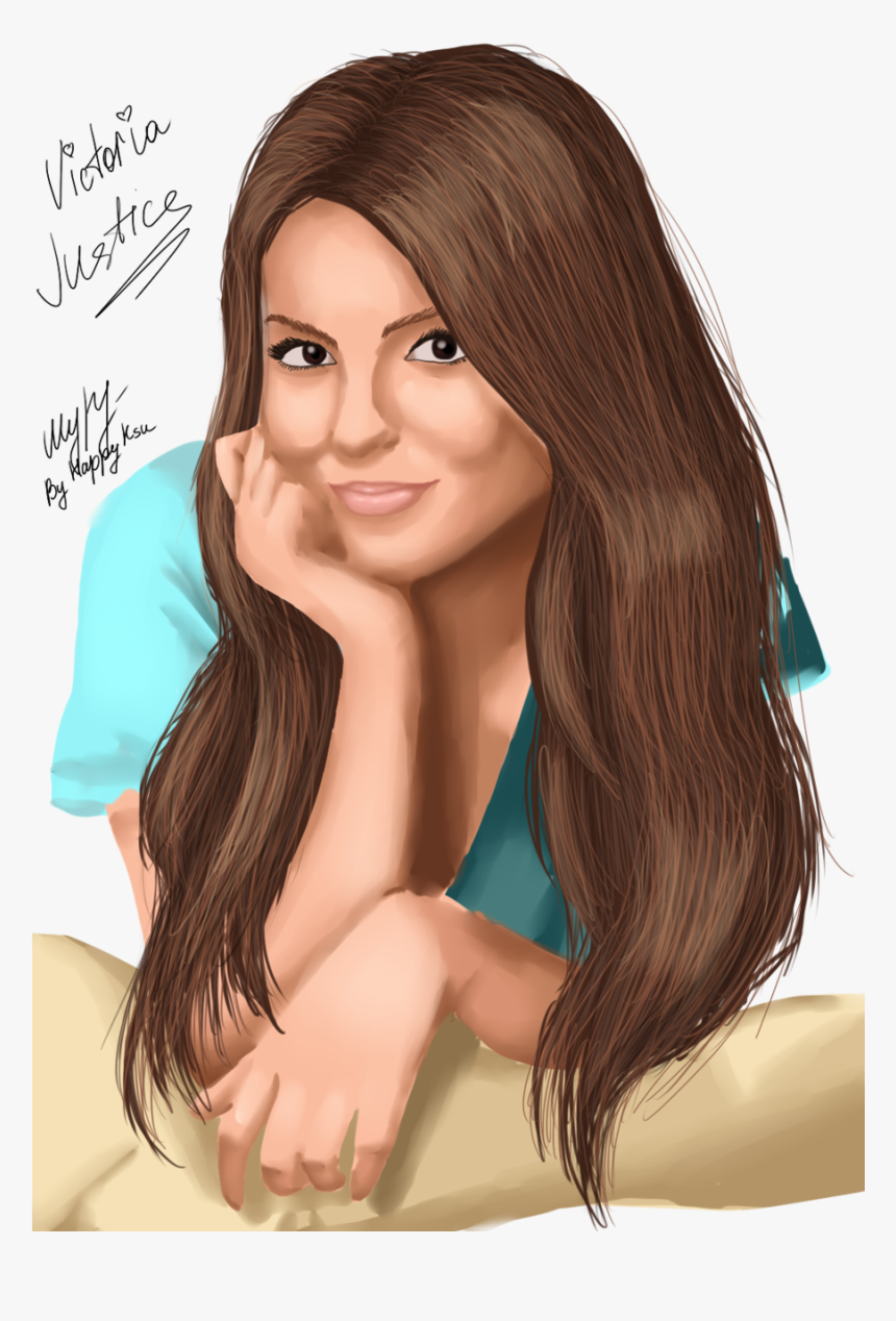 Victoria Justice Drawing Pic, HD Png Download