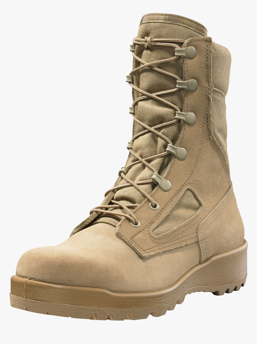 Desert Tan Combat Boots Png Image - Military Combat Boot Clipart, Transparent Png
