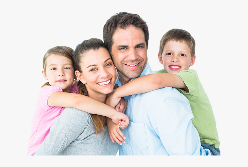 Happy Young Family - Family Dental Images Png, Transparent Png